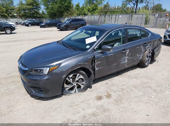 4S3BWAF60N3024927 2022 SUBARU LEGACY Gray Передня ліва чверть
