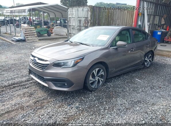 4S3BWAF63M3020773 2021 SUBARU LEGACY Brown წინა მარცხენა ხედი სამი მეოთხედიდან