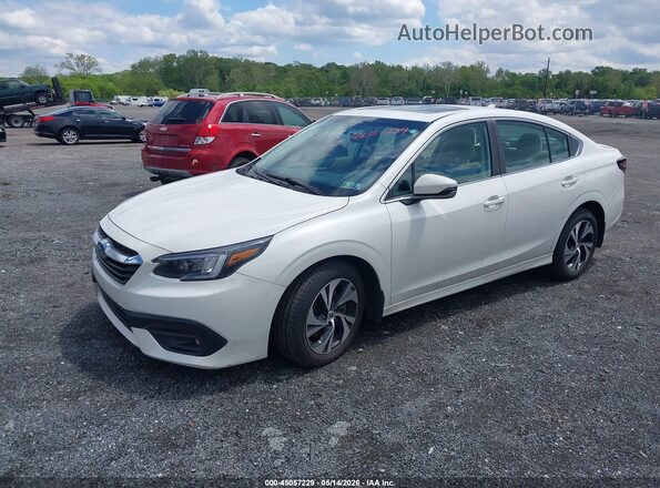 4S3BWAF66N3011938 2022 SUBARU LEGACY White Front left