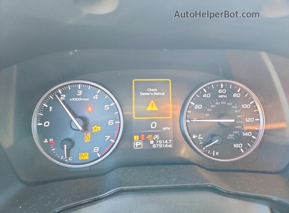 4S3BWAF66R3016479 2024 SUBARU LEGACY Black Вид щитка приладів