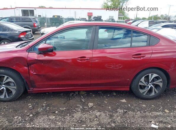 4S3BWAF68P3014889 2023 SUBARU LEGACY Red Սալոնի 360 աստիճան տեսք