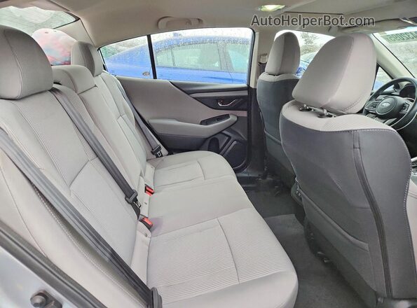 4S3BWAF6XM3016266 2021 SUBARU LEGACY Silver უკანა სავარძლების ხედი