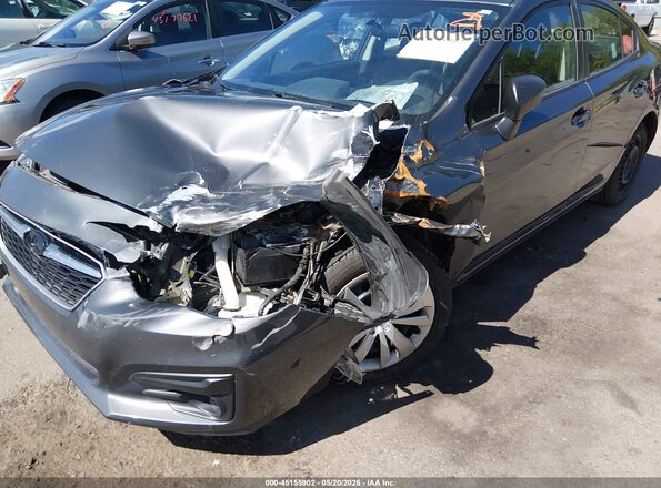 4S3GKAA69K3625046 2019 SUBARU IMPREZA Gray Вид спереду