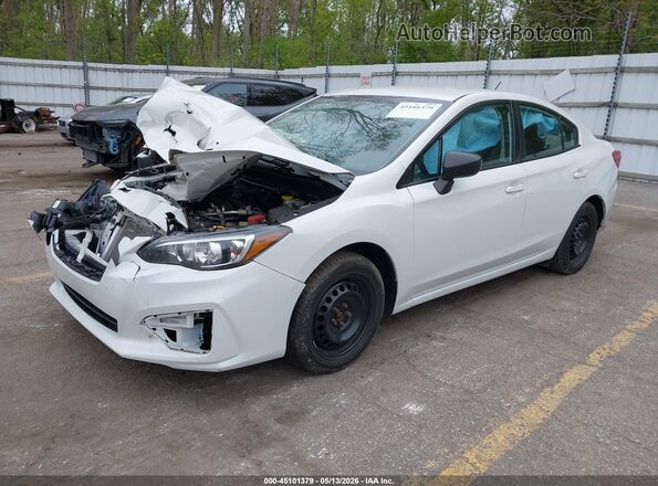 4S3GKAB60K3618226 2019 SUBARU IMPREZA White Przód lewy