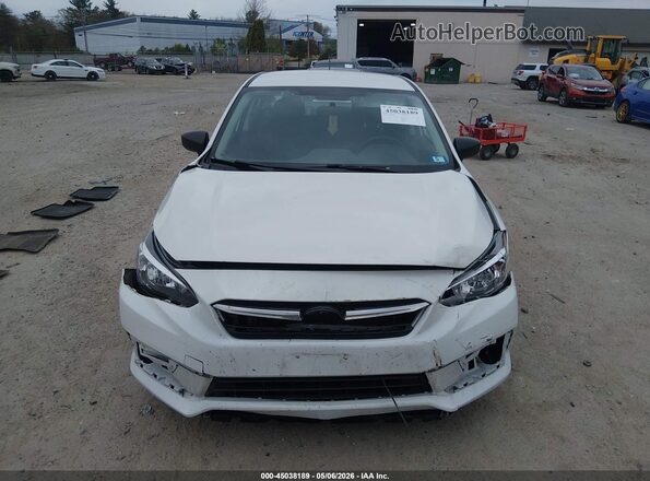 4S3GKAB63L3614947 2020 SUBARU IMPREZA White უკანა სალონის ხედი