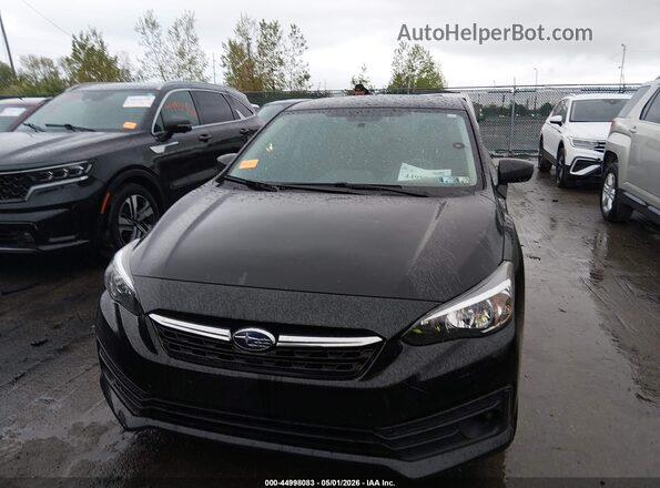 4S3GKAB63N3601375 2022 SUBARU IMPREZA Black Widok zestawu wskaźników