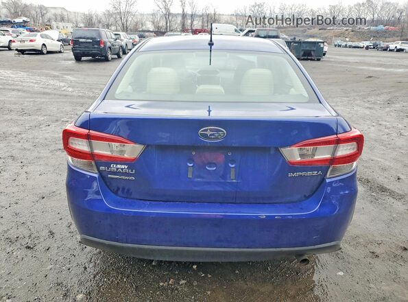 4S3GKAB63N3605782 2022 SUBARU IMPREZA Blue Widok z tyłu