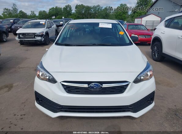 4S3GKAB64N3608898 2022 SUBARU IMPREZA White Instrument cluster view