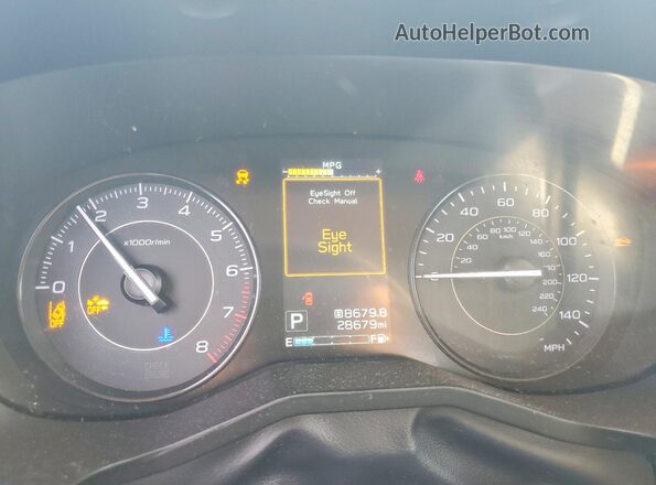 4S3GKAB65P3605270 2023 SUBARU IMPREZA Black Սարքավորումների վահանակի տեսք