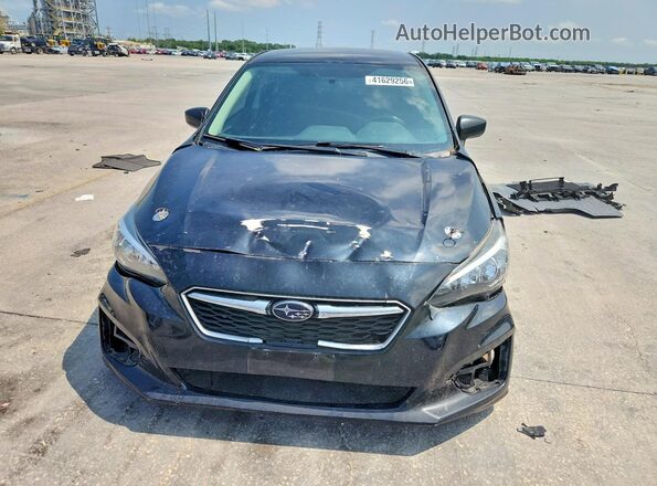 4S3GKAB68J3612768 2018 SUBARU IMPREZA Black წინა ხედი