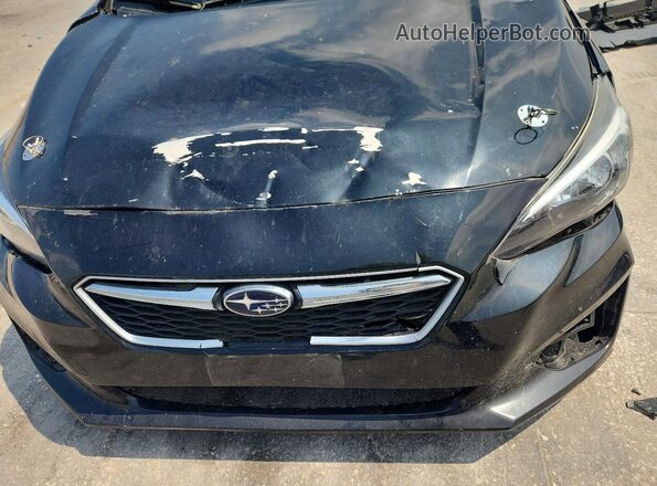 4S3GKAB68J3612768 2018 SUBARU IMPREZA Black უკანა სალონის ხედი