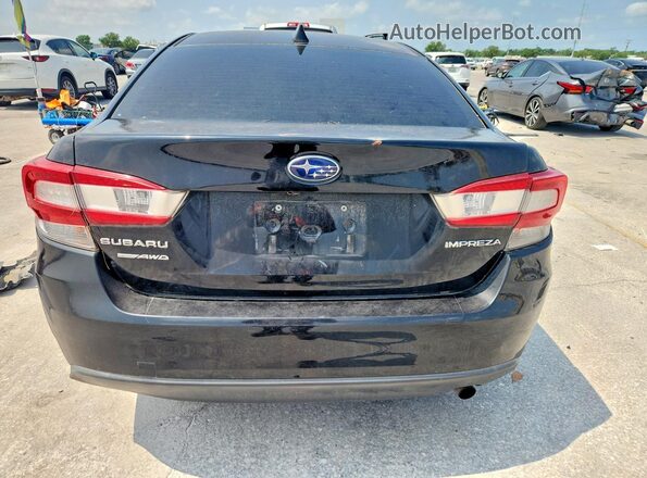 4S3GKAB68J3612768 2018 SUBARU IMPREZA Black უკანა ხედი