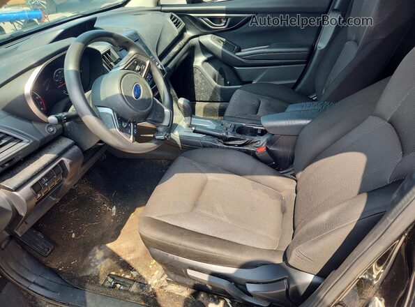 4S3GKAB68J3612768 2018 SUBARU IMPREZA Black წინა სალონის ხედი