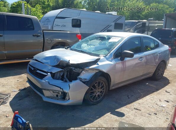 4S3GKAB68M3607459 2021 SUBARU IMPREZA Silver Vista tres cuartos delantera izquierda