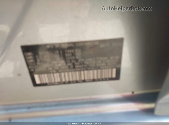 4S3GKAB68M3607459 2021 SUBARU IMPREZA Silver Vista del compartimento del motor