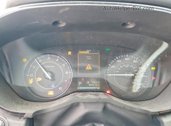 4S3GKAB6XM3601923 2021 SUBARU IMPREZA Blue Widok zestawu wskaźników