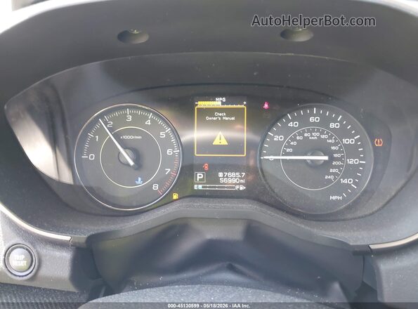 4S3GKAD60J3613202 2018 SUBARU IMPREZA Gray Widok tylnych siedzeń