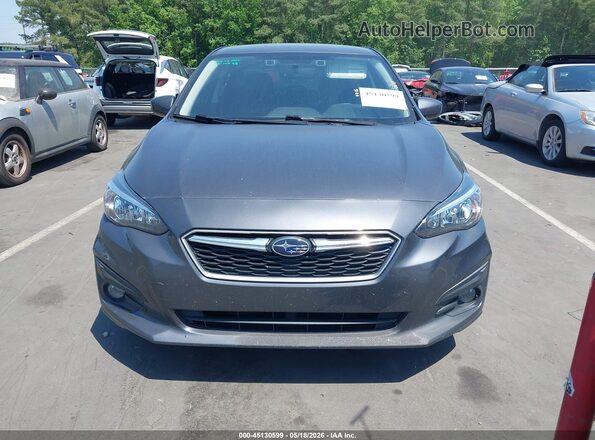 4S3GKAD60J3613202 2018 SUBARU IMPREZA Gray Widok zestawu wskaźników