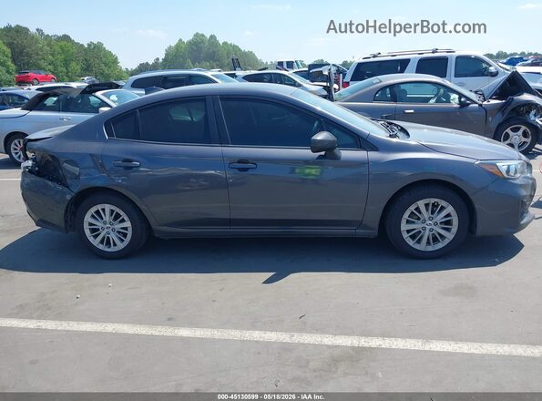 4S3GKAD60J3613202 2018 SUBARU IMPREZA Gray Widok wnętrza z tyłu
