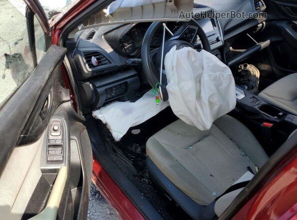 4S3GKAD60N3606370 2022 SUBARU IMPREZA Red Vista del salpicadero