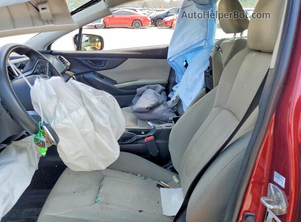 4S3GKAD60N3606370 2022 SUBARU IMPREZA Red Vista interior delantera