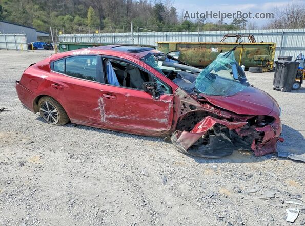 4S3GKAD60N3606370 2022 SUBARU IMPREZA Red Delantero derecho