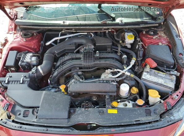 4S3GKAD60N3606370 2022 SUBARU IMPREZA Red Vista interior trasera