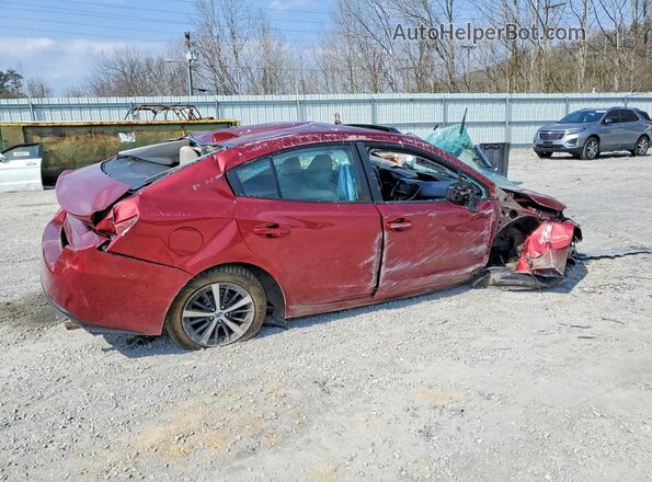 4S3GKAD60N3606370 2022 SUBARU IMPREZA Red Trasero derecho