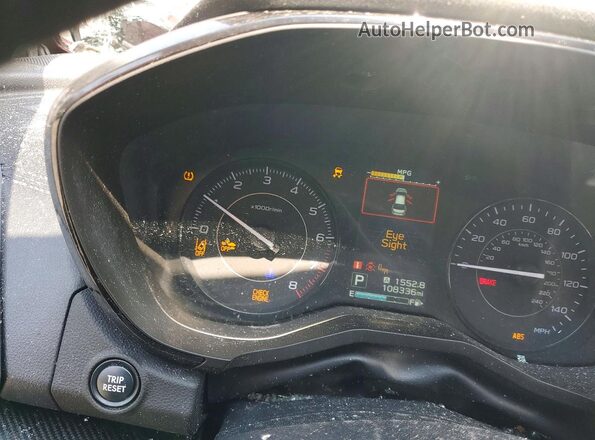4S3GKAD60N3606370 2022 SUBARU IMPREZA Red Vista del cuadro de instrumentos