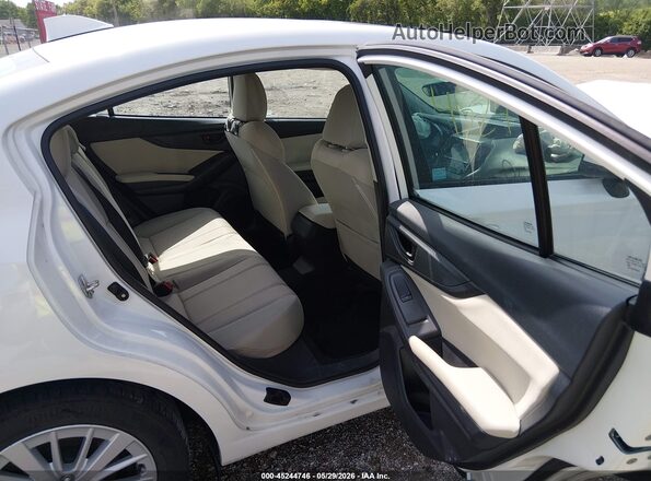 4S3GKAD68J3603419 2018 SUBARU IMPREZA White VIN კოდის სტიკერის ხედი