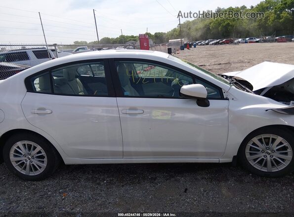 4S3GKAD68J3603419 2018 SUBARU IMPREZA White უკანა სალონის ხედი