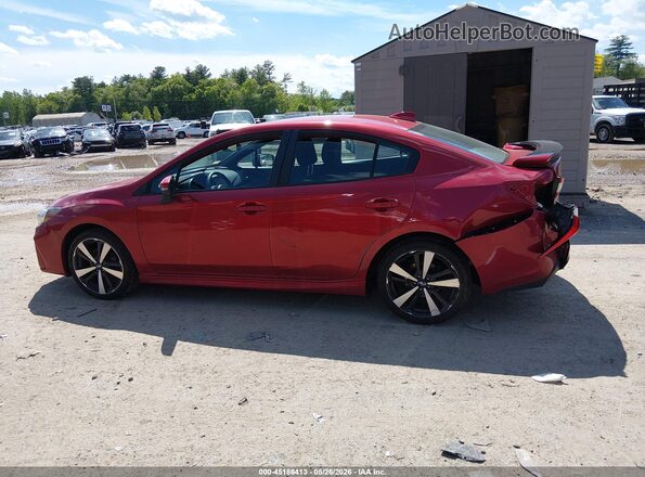 4S3GKAJ68K1628676 2019 SUBARU IMPREZA Red 