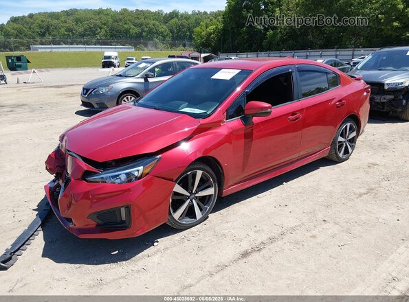 4S3GKAJ6XK3613536 2019 SUBARU IMPREZA Red 