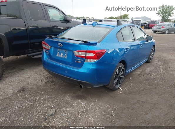 4S3GKAL69N3609897 2022 SUBARU IMPREZA Blue Հետևի աջ