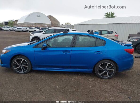 4S3GKAL69N3609897 2022 SUBARU IMPREZA Blue Սալոնի 360 աստիճան տեսք