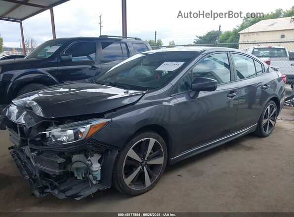 4S3GKAM61K3624324 2019 SUBARU IMPREZA Gray Панорамний вид салону 360°