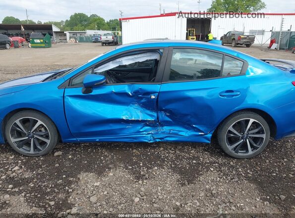 4S3GKAM62P3601691 2023 SUBARU IMPREZA Blue Front view