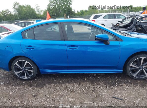 4S3GKAM62P3601691 2023 SUBARU IMPREZA Blue Rear interior view