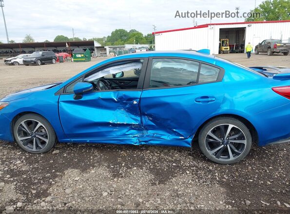 4S3GKAM62P3601691 2023 SUBARU IMPREZA Blue 360 interior view