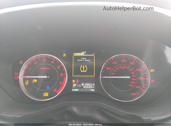 4S3GKAM63M3600772 2021 SUBARU IMPREZA White Հետևի նստատեղերի տեսք