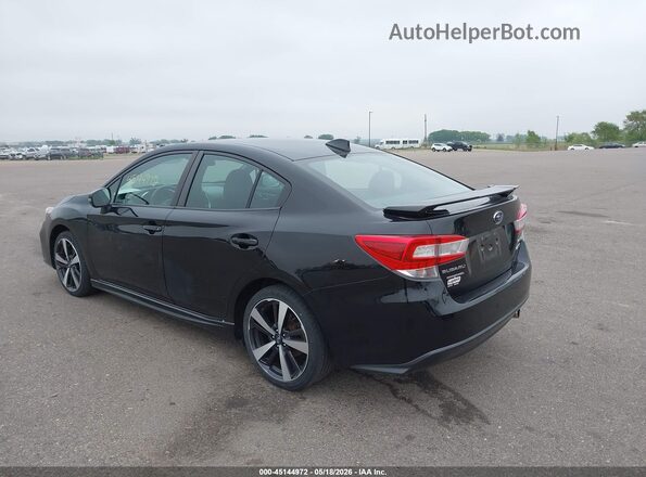 4S3GKAM68K3602594 2019 SUBARU IMPREZA Black Rear left