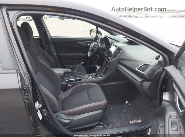 4S3GKAM68K3602594 2019 SUBARU IMPREZA Black Front interior view
