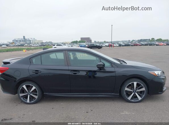 4S3GKAM68K3602594 2019 SUBARU IMPREZA Black Rear interior view