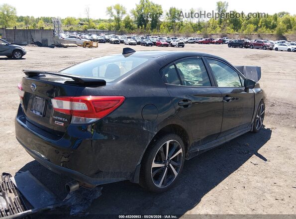 4S3GKAM69L3604551 2020 SUBARU IMPREZA Black Tył prawy