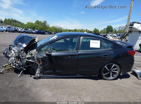4S3GKAM69L3604551 2020 SUBARU IMPREZA Black Widok wnętrza z tyłu