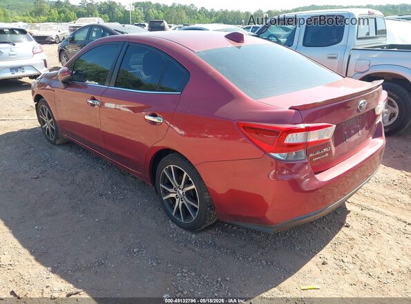 4S3GKAT61J3622279 2018 SUBARU IMPREZA Red Задня ліва чверть