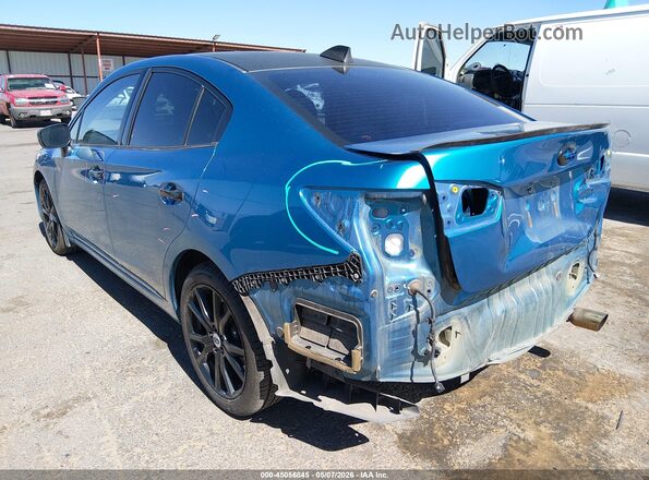 4S3GKAT65H3623302 2017 SUBARU IMPREZA Blue Front view