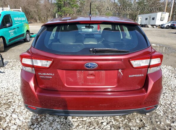 4S3GTAA68H3704780 2017 SUBARU IMPREZA Red 