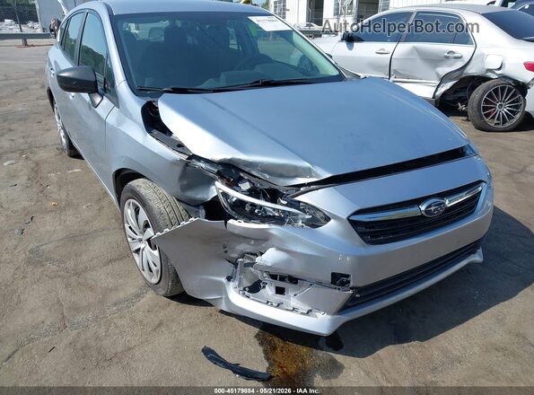 4S3GTAB67M3704584 2021 SUBARU IMPREZA Silver Vista frontal