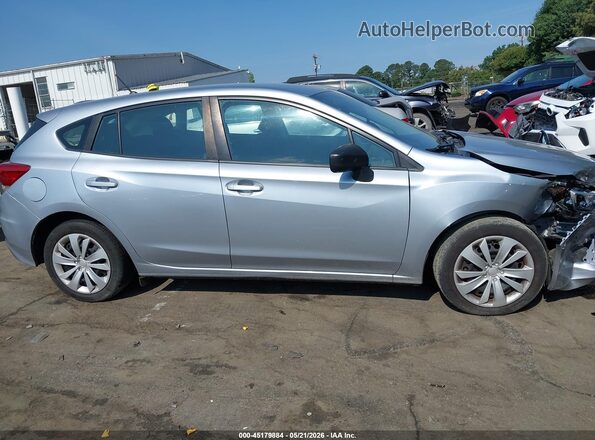4S3GTAB67M3704584 2021 SUBARU IMPREZA Silver Vista del cuadro de instrumentos